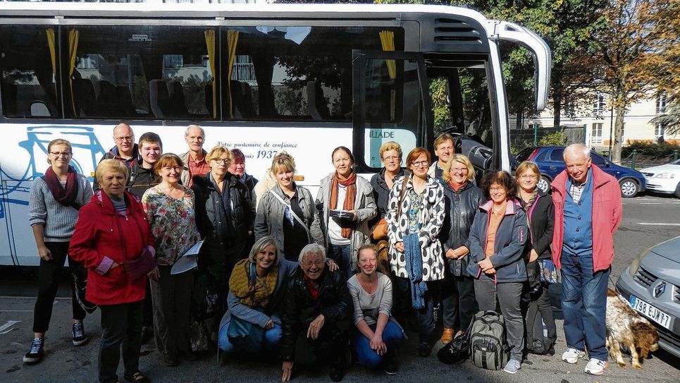 Ein Gruppenfoto, aufgenommen in Frankreich. Foto: SPV Meißen