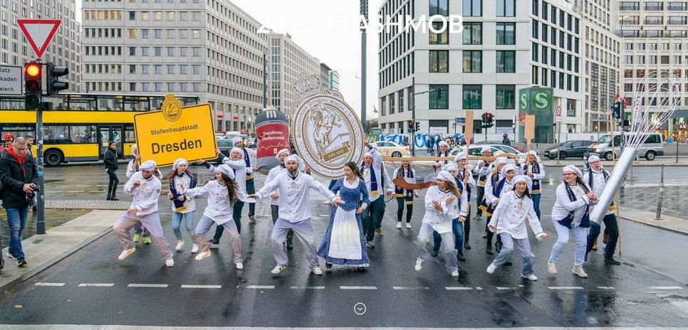 Screenshot vom Flashmob am 1. November in Berlin / Foto: Stollenschutzverband