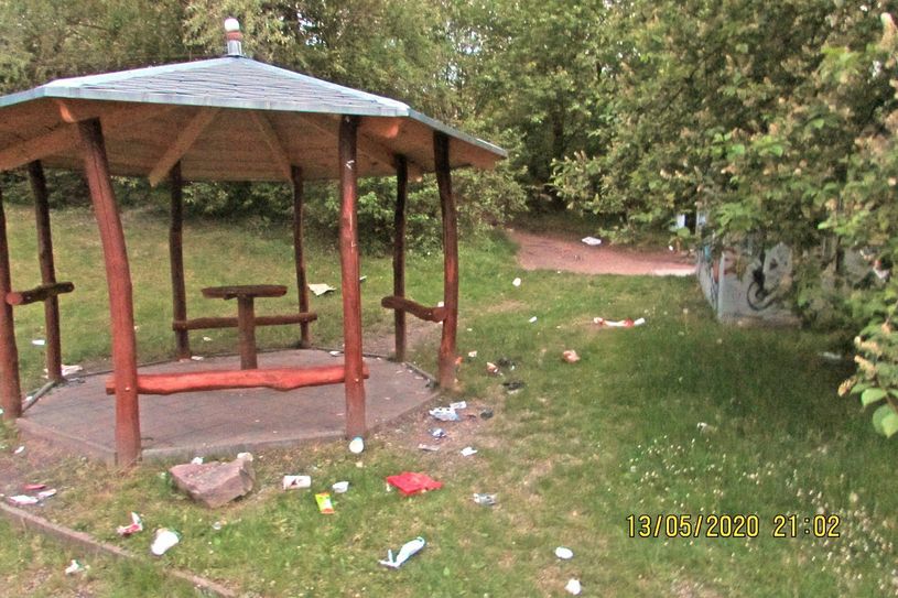 Total vermüllte Skateranlage in Freital-Zauckerode. Fotos: Stadt Freital