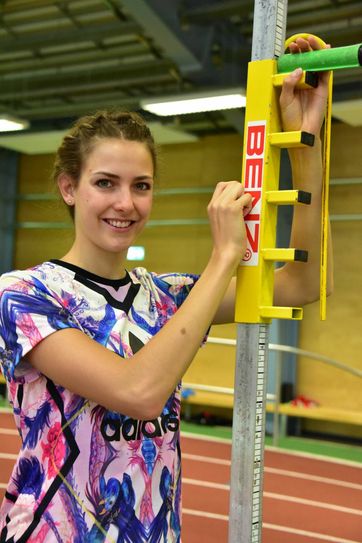 Die 22-Jährige hält den britischen Landesrekord im Hochsprung mit 1,97 Meter. Foto: Helbig