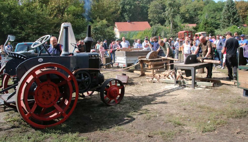 Auch alte Sägetechnick wird am 9. September zu sehen sein.