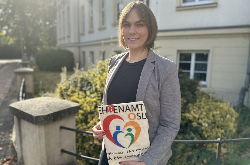 Theresa Pusch ist als Sachbearbeiterin in der Landkreisverwaltung für Bürgerschaftliches Engagement und Ehrenamt tätig.