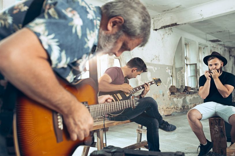 Jam-Session im Atelier von Steffen Petrenz am 5. Juni.