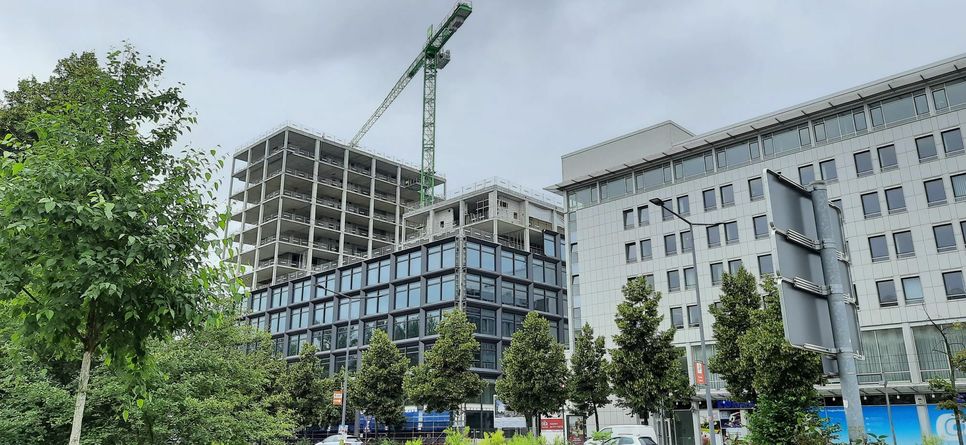 Der Rohbau steht Foto: Pönisch