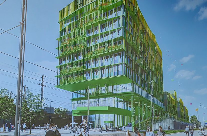 Der Mobi-Hub am Hauptbahnhof wird ein "grüner Umsteigepunkt".