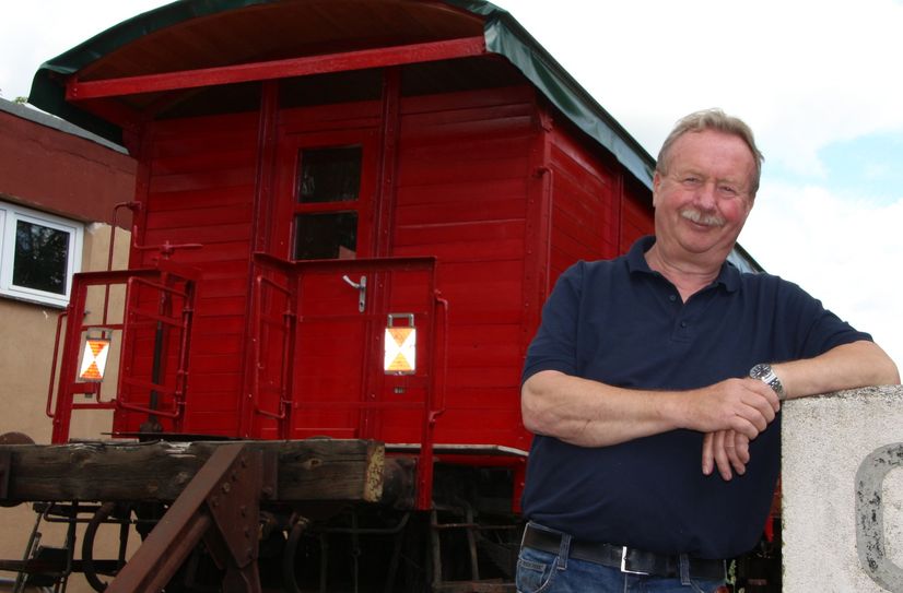 "Museumschef" Siegfried Bossack erwartet viele Gäste am 12. April zum Entdeckertag in Zeithain.