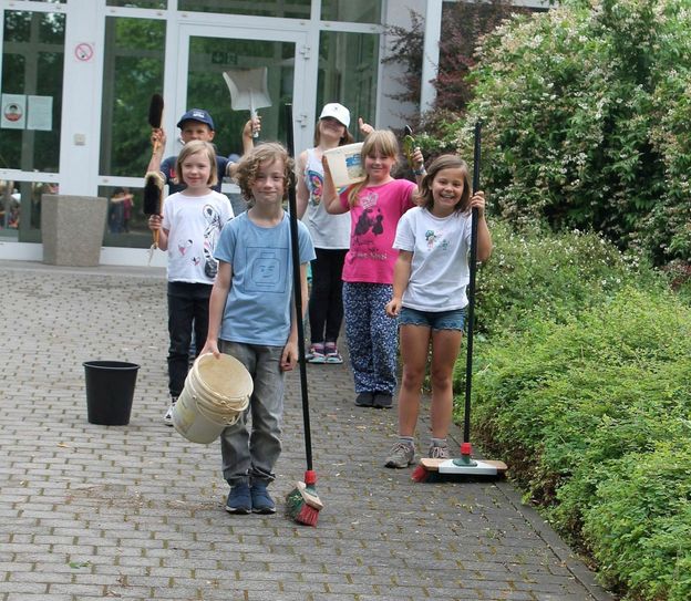 Hortkinder der Afra-Grundschule