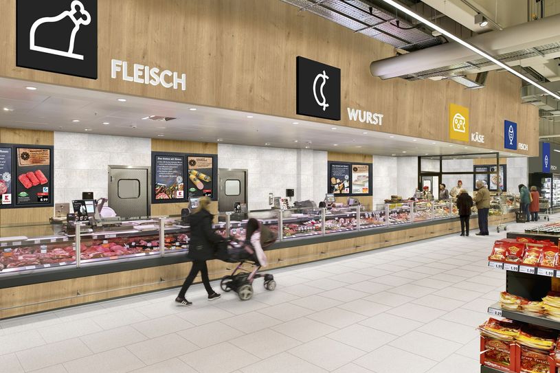 Kaufland im Elbe Center in Meißen baut für seine Kunden um. Foto: Kaufland