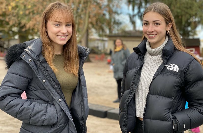 Alessia und Jasmin absolvieren ein freiwilliges Jahr in den Klosterkirchengemeinden.