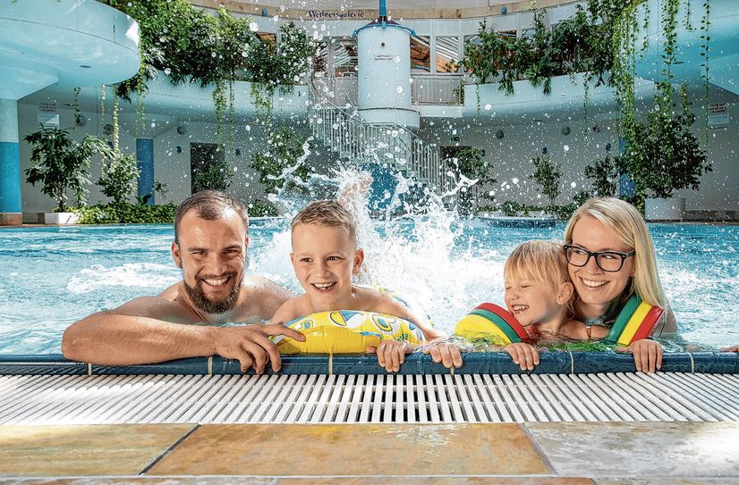 Familien-Badespaß im »Riff« in Bad Lausick.