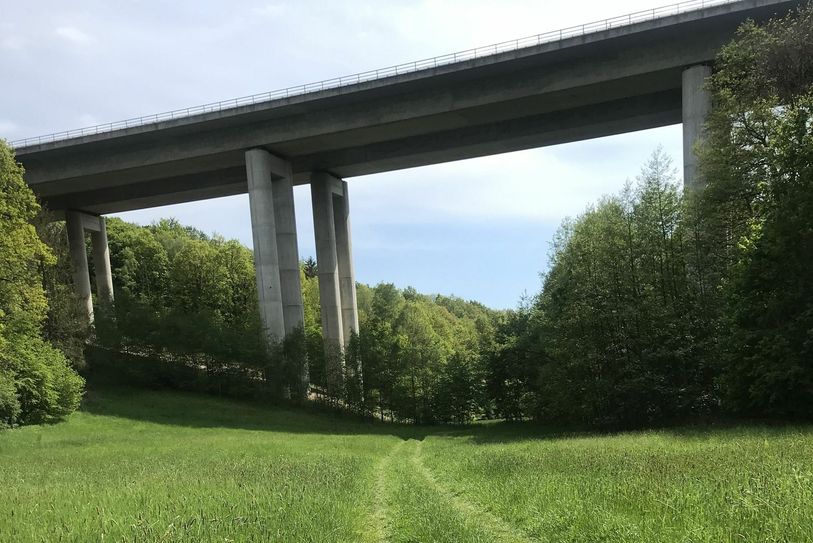 Ab April stehen Arbeiten an der Triebischtalbrücke auf dem Plan. Foto: Schramm