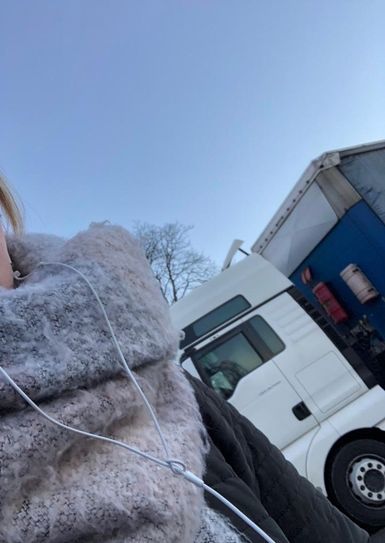 Das Foto wurde von einer Passantin übermittelt, die gerade durch ihr Ausweichen ein Unglück verhindern konnte. Foto: Privat