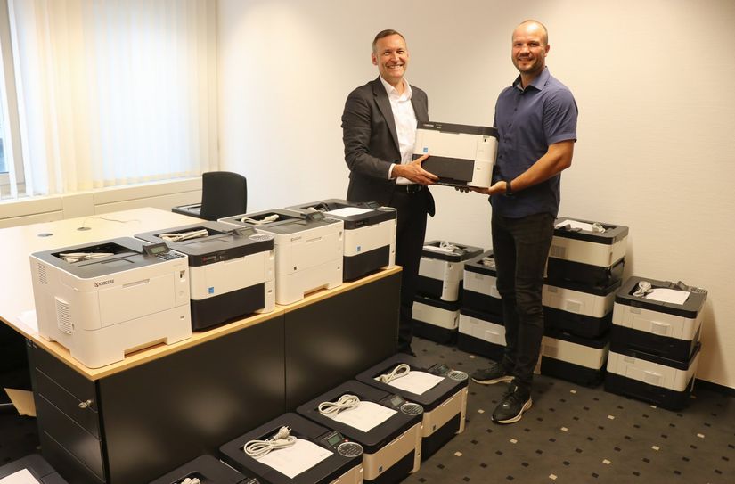 20 Drucker gingen an den Stadtsportbund Cottbus zur Weitergabe an seine Mitgliedsvereine.