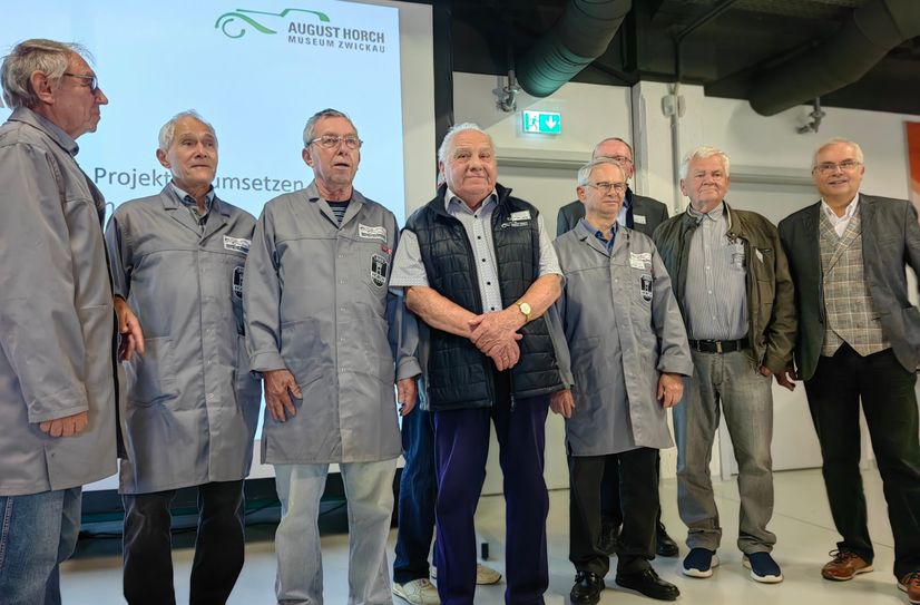 Das Kernteam der erfahrenen Schrauber und Tüftler.