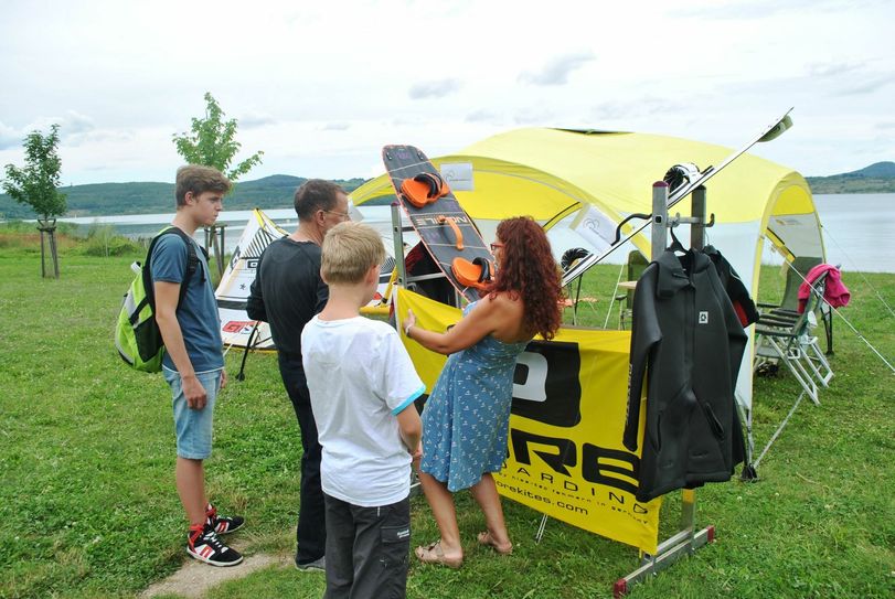 Präsentation von Kitesurf Lausitz e.V.. Foto: EGZ