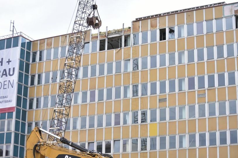 Gestern (26. März) begann der Abriss. Foto: Schiller