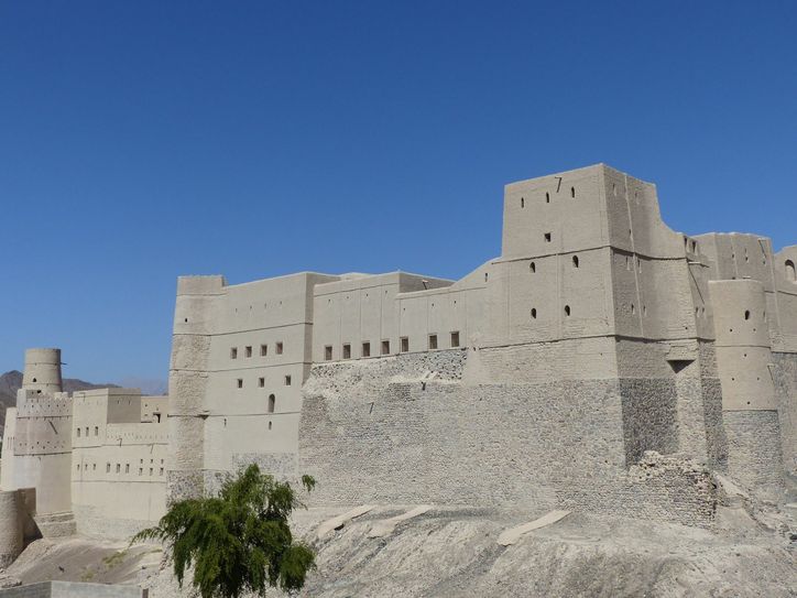 Bahla - Omans größtes Lehmfort mit der längsten Stadtmauer des Landes.