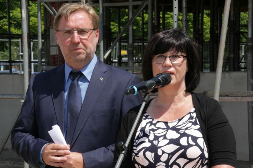 Auch Sprembergs Bürgermeisterin Christine Herntier lobte das Engagement des Unternehmens LEAG: "Hiermit wird das industrielle Zentrum Südbrandenburgs weiter gestärkt." Foto: Jan Hornhauer