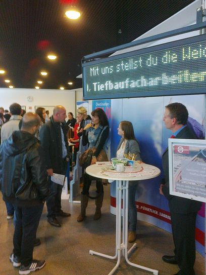 Messestand von Cottbusverkehr. Foto: CBVerkehr