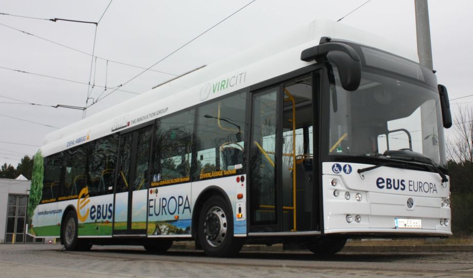 Außenansicht des aktuell zu testenden Elektrobusses. Foto: PR