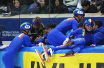 Freude beim italienischen Team.