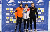 Siegerehrung: 1.500 Meter Männer