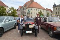 Am 2. Juli fahren wieder Oldtimer über den Großenhainer Hauptmarkt.