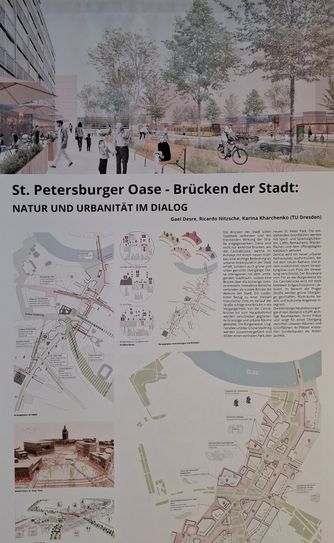»St. Petersburger Oase - Brücken der Stadt« war der Wettbewerbsgewinner.