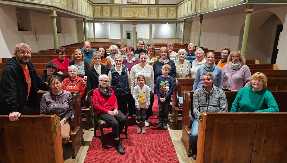 Der MehrGenerationenChor der Kantorei Mühlberg.