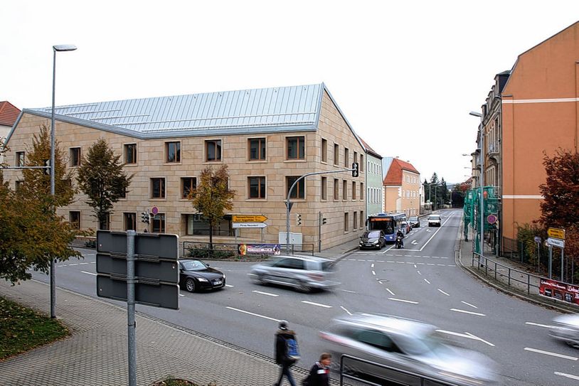 Blick auf den Neubau. Foto: D. Förster