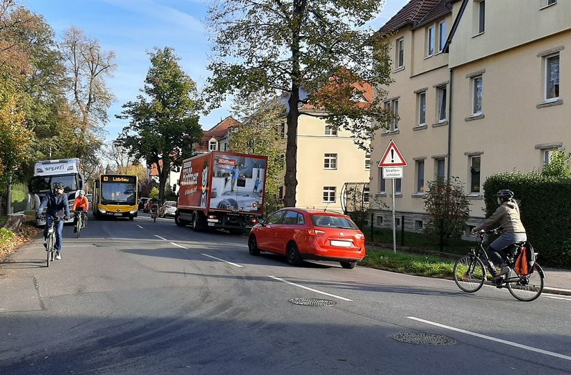 Radwege für die Gostritzer Straße sind dringend notwendig.
