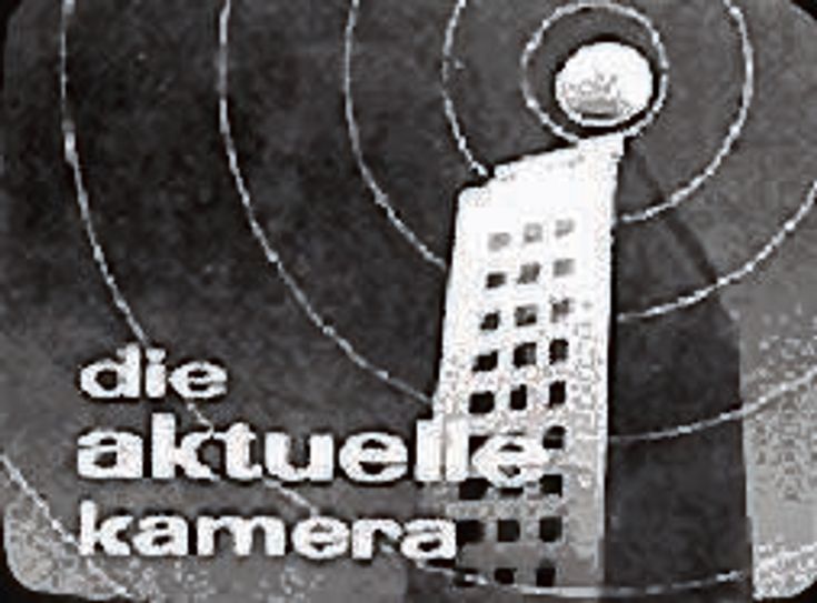 Sondermeldung mit dem Logo der Aktuellen Kamera. Bild: Deutscher Fernsehfunk 1963