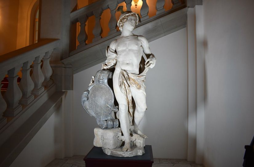 Hermes im Dresdener Schloss.