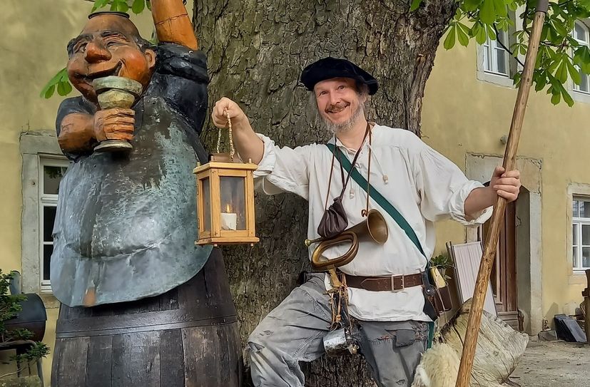 Gemeinsam mit dem Nachtwächter gibt‘s in Stolpen viel zu entdecken.