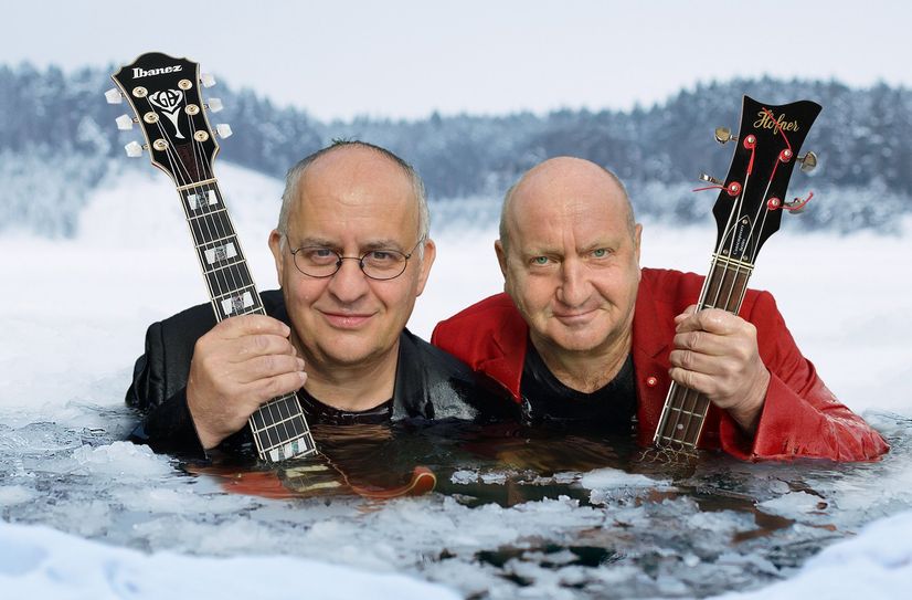 Stefan Klucke und Dirk Pursche vom Musikkabarett Schwarze Grütze.