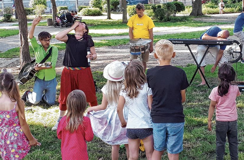 Erinnerung: Spielplatzkonzert beim ersten Meißner Kultursommer im vergangenen Jahr.