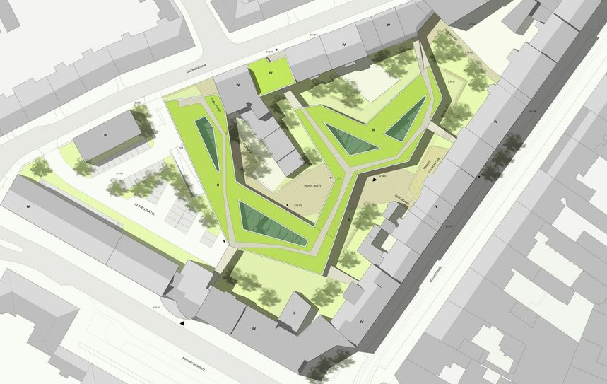 Entwurf des neuen Verwaltungscampus. Quelle: Landratsamt Görlitz