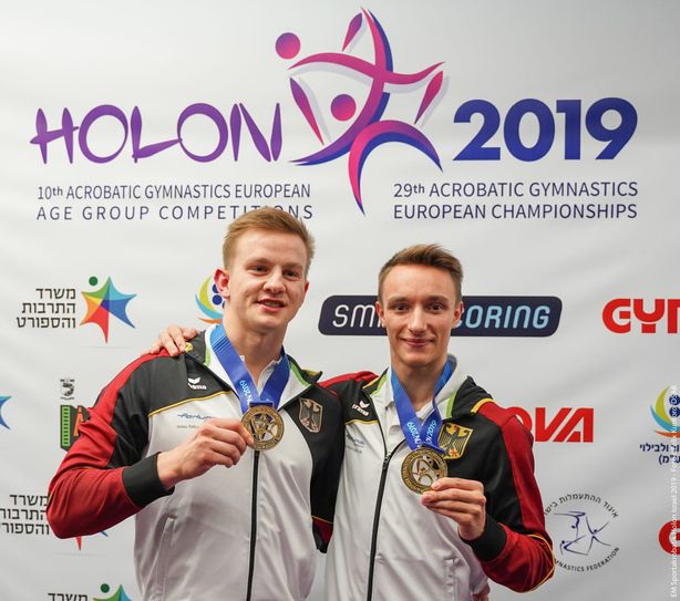 EM-Sieg 2019: Tim Sebastian und Michael Kraft / Foto: Felix Kuntoro