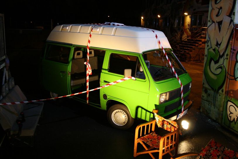 Mit Schleifchen so spät abends...?