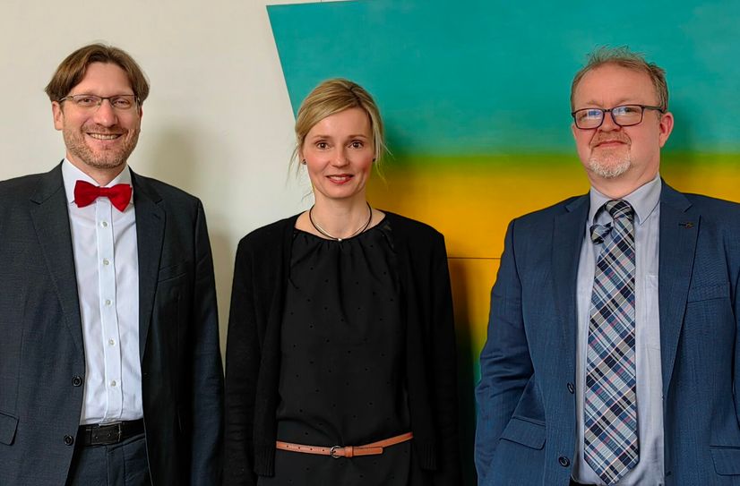 Vizepräsident des Sozialgerichts Dresden, Dr. Hans von Egidy, Felicitas Kärgel Kommunikation, Richter Michael Schmitz.
