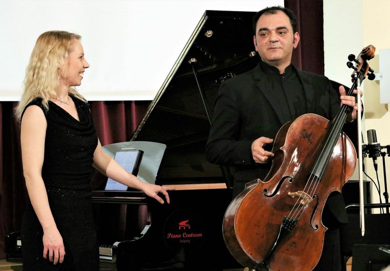 Johanna Zmeck und Nassib Ahmadieh. Foto: ws