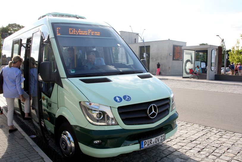 Der Citybus Pirna. Foto: Archiv