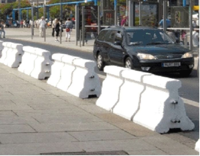 Auch die Betonelemente kommen wieder zum Einsatz. Foto: Amt für Wirtschaftsförderung