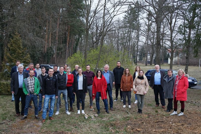 Der Bürgerrat sowie Vertreter der Gemeinde Altdöbern und der Stadt Großräschen.