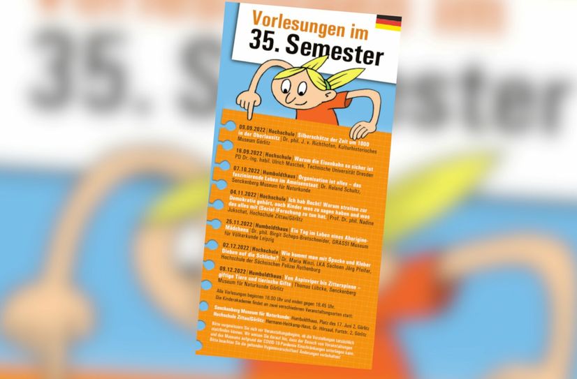 Das Semester umfasst sechs Vorlesungen.