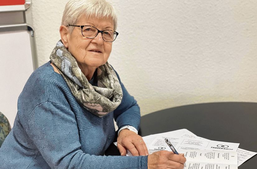 Gisela Körner ist engagierte Verfechterin eines »Tauschringes« für Riesa.
