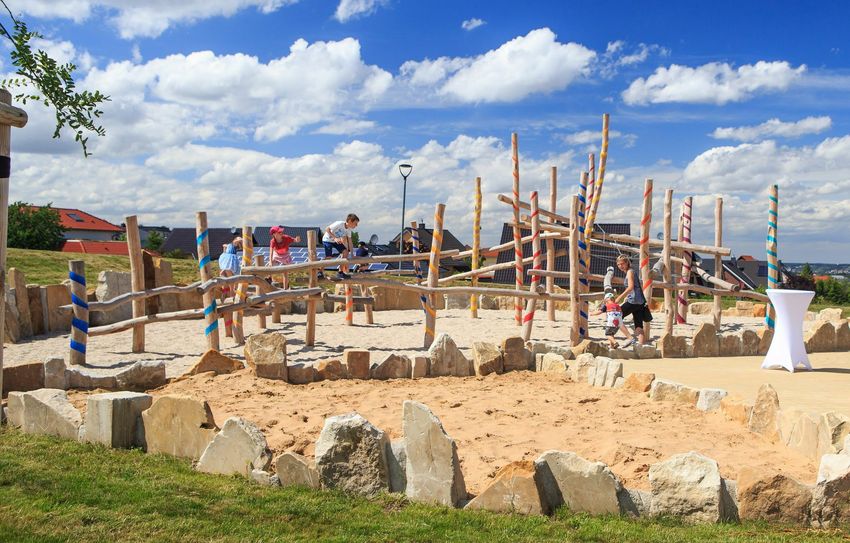 Der neue Spielplatz ist bereit für Besucher. Foto: Stadt Freital