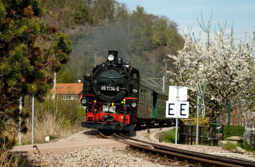 Mit dem »Osterhasenexpress« auf Ostereiersuche.
