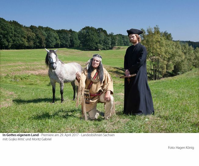 Gojko in einer Werbeaufnahme für das Stück. Foto: PR
