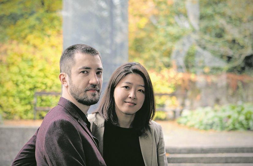 Ah Ruem Ahn (r.) und Thomas Ypior konzertieren am 19. Juni in der Villa Teresa.